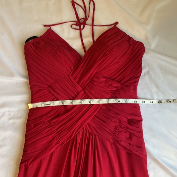 Laundry by Shelli Segal burgundy formal dress - Picture 4 of 6